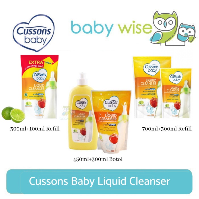 Jual Cussons Baby Liquid Cleanser - Pembersih Botol Bayi, Alat Makan ...