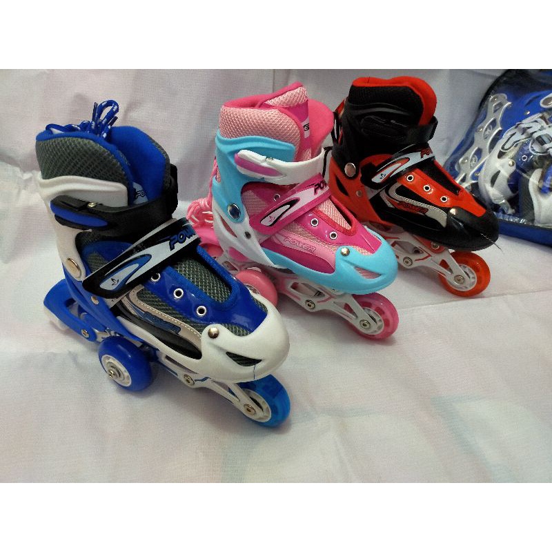 Jual Sepatu roda anak laki -laki dan perempuan merk Power original ...