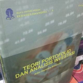 Jual Buku Second EKSI4203 Teori Portofolio Dan Analisis Inventasi Edisi ...