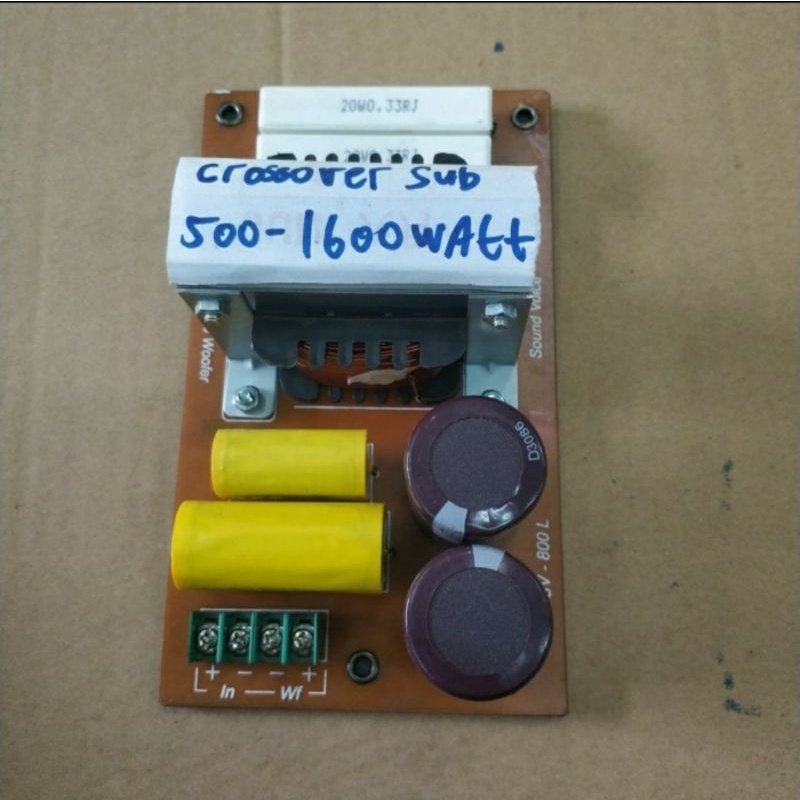 Jual Crossover subwoofer 5001600watt / Crosover subwoofer / Crossover