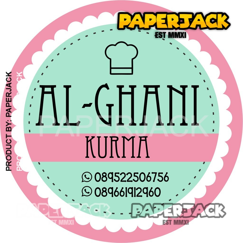 Jual Cetak Stiker Label Kemasan ukuran 7x7 | Shopee Indonesia