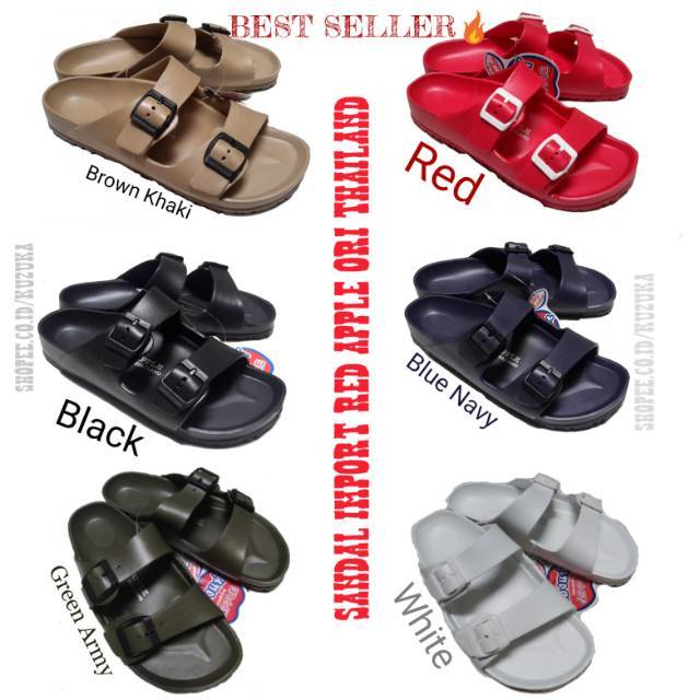 Red apple sandals original new arrivals