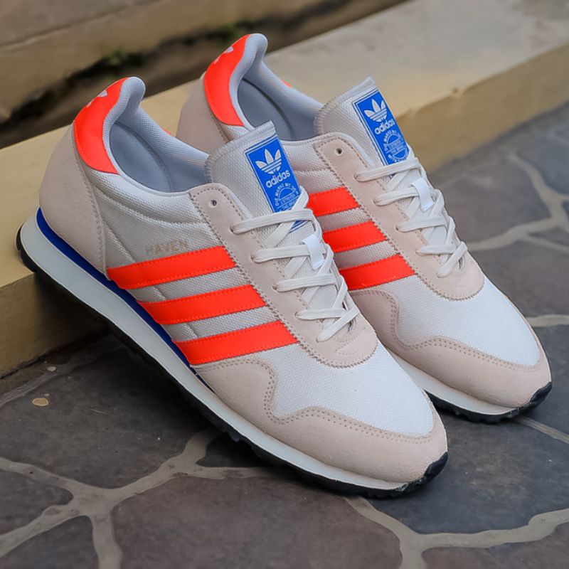 Jual ADIDAS HAVEN WHITE LIST ORANGE Shopee Indonesia