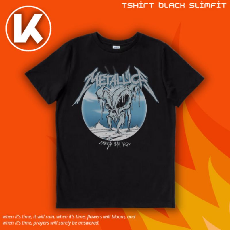 Jual KAOS BAND METALLICA FREEZE EM ALL KAOS T SHIRT METALLICA Shopee Indonesia
