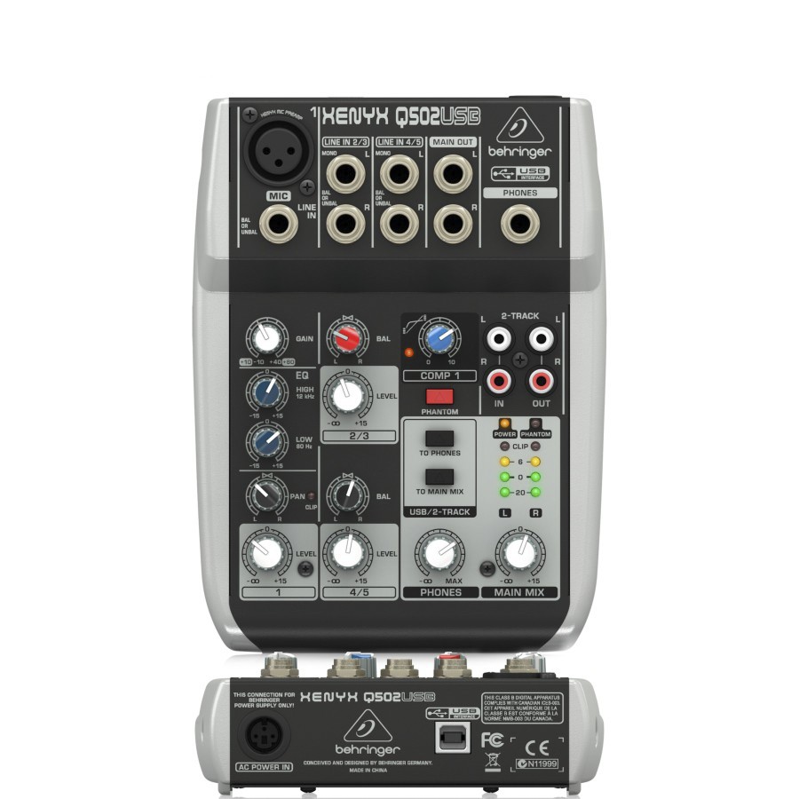 Jual Behringer Xenyx Q502 Usb Mixer Audio Shopee Indonesia