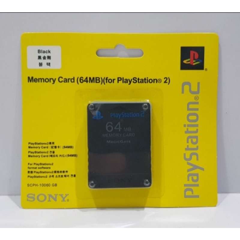 Jual Mc Ps2 64mb Memory Card Playstation 2 8mb 16 mb 32 mb New Sealed ...