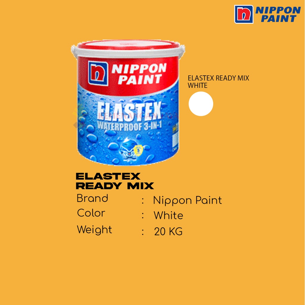 Jual CAT NIPPON PAINT ELASTEX WATERPROOFING READY MIX 20 KG Shopee