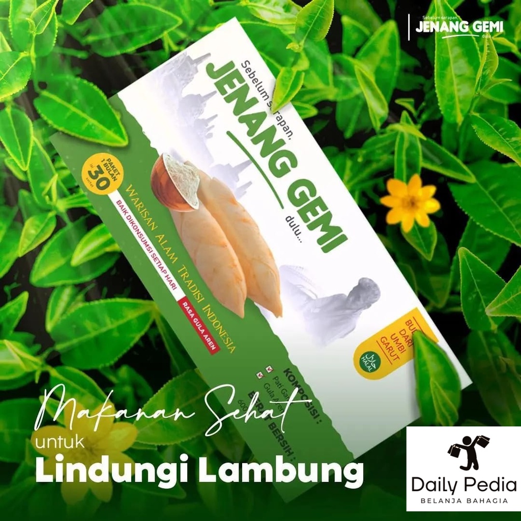 Jual Jenang Gemi Herbal Maag Rasa Gula Aren Paket 30 Hari (30 Sachet ...