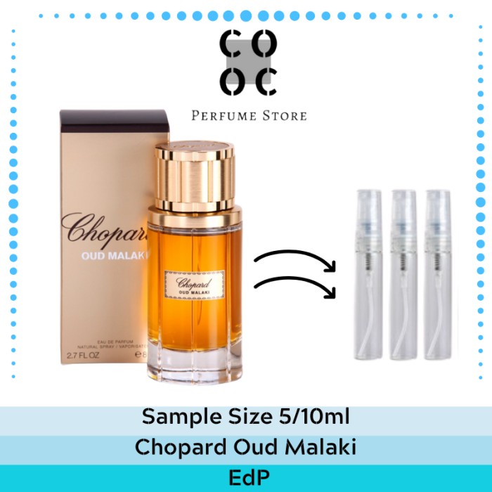 COD AKTIF Sample Size Chopard Oud Malaki EdP 5 10ml for Men 10ML