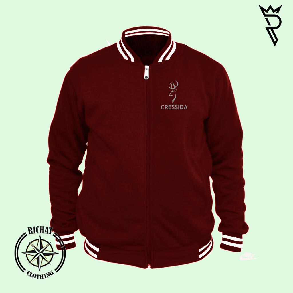 Jual JAKET BASEBALL VARSITY PRIA & WANITA CRESIDA (ZIPPER) /SWEATER ...