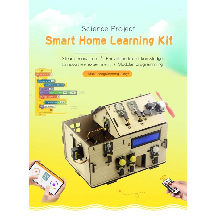 Jual DIY Keyestudio Smart Home Kit Plus Arduino Paket Belajar Steam ...