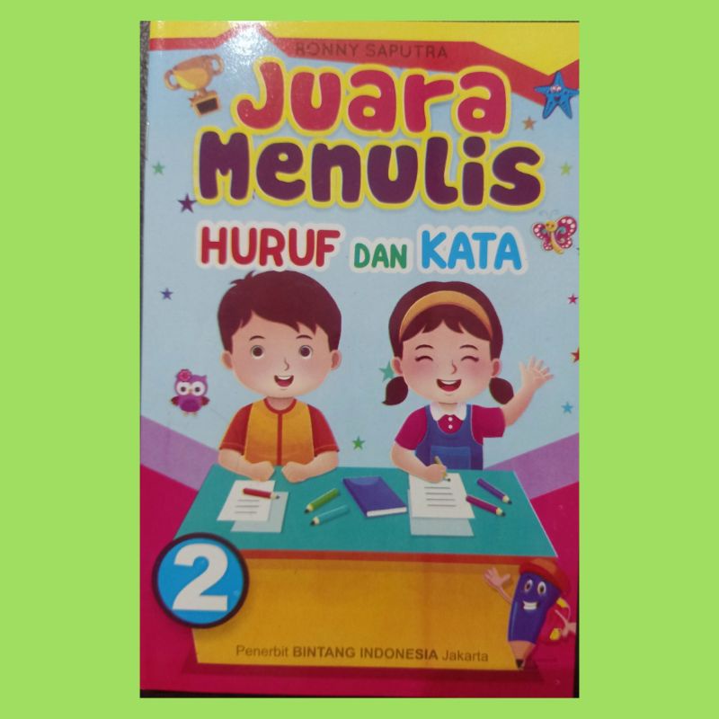 Jual Buku Belajar Menulis Huruf Dan Kata Juara Menulis Huruf Dan Kata Ilid 2 Shopee Indonesia 8425