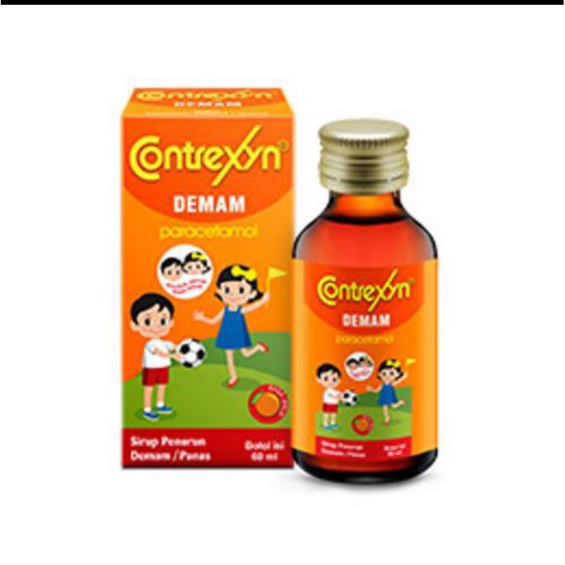 Jual CONTREXYN DEMAM PARACETAMOL SYRUP 60ML BISA UNTUK BAYI DARI 0