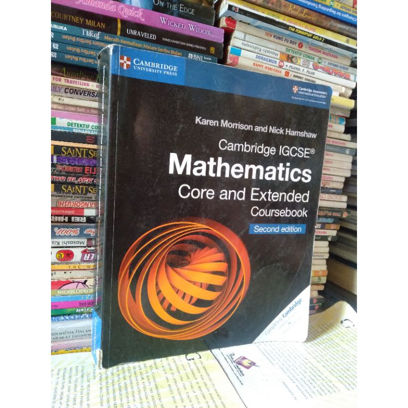 Jual original buku cambridge igcse mathematics core and extended