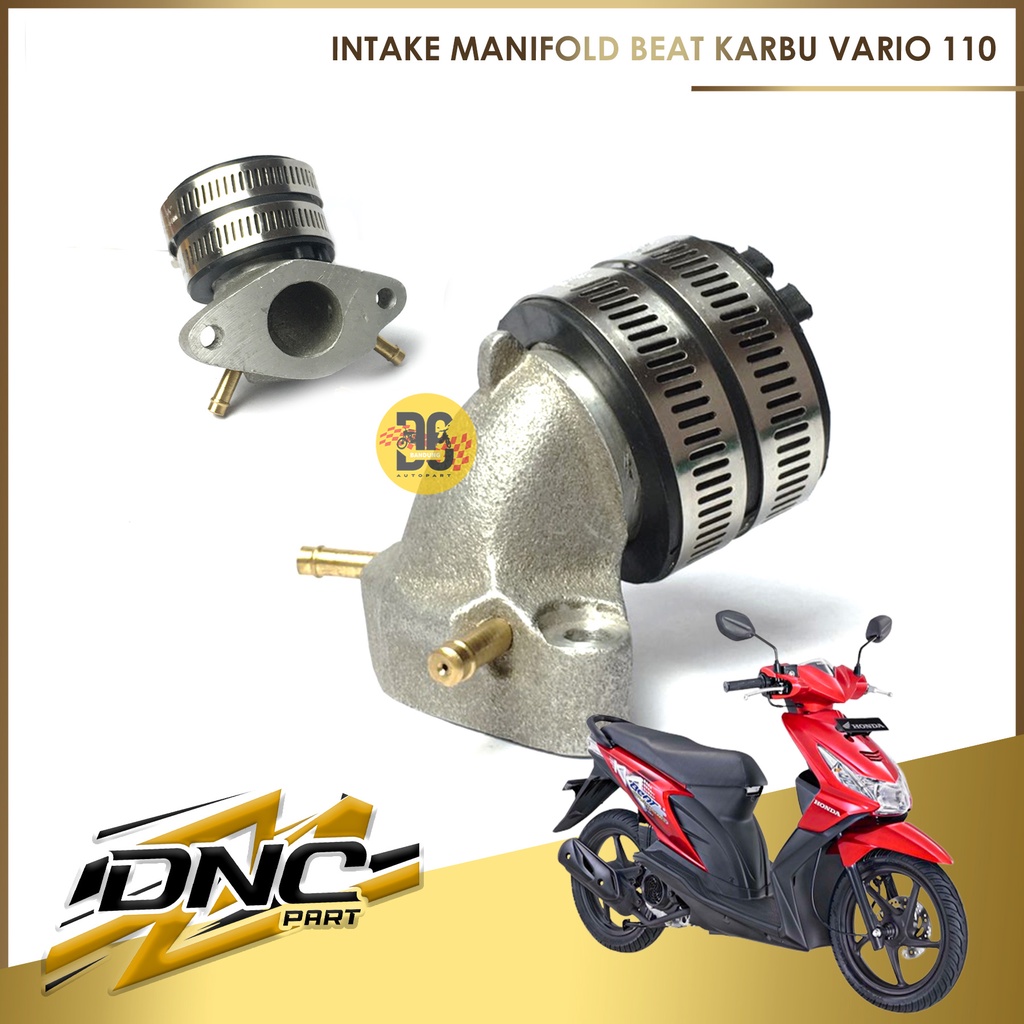 Jual INTAKE MANIPOL MANIFOLD BEAT KARBU VARIO 110 UNTUK PE 28 PE24 FULL ...