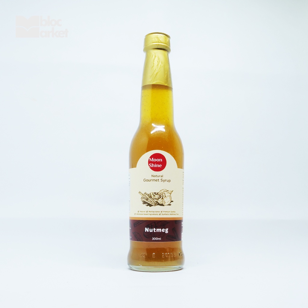 Jual MOON SHINE SYRUP NUTMEG 300ML | Shopee Indonesia
