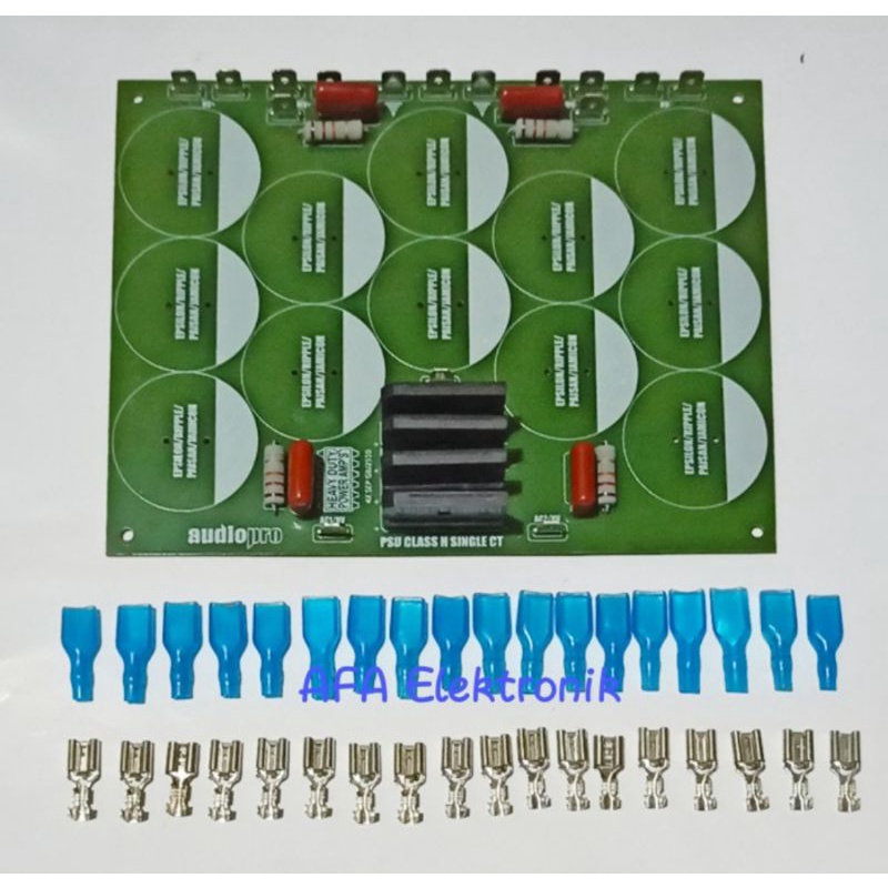 Jual PCB PSU Class H Single CT For 12 Elco Full Komponen Plus Skun