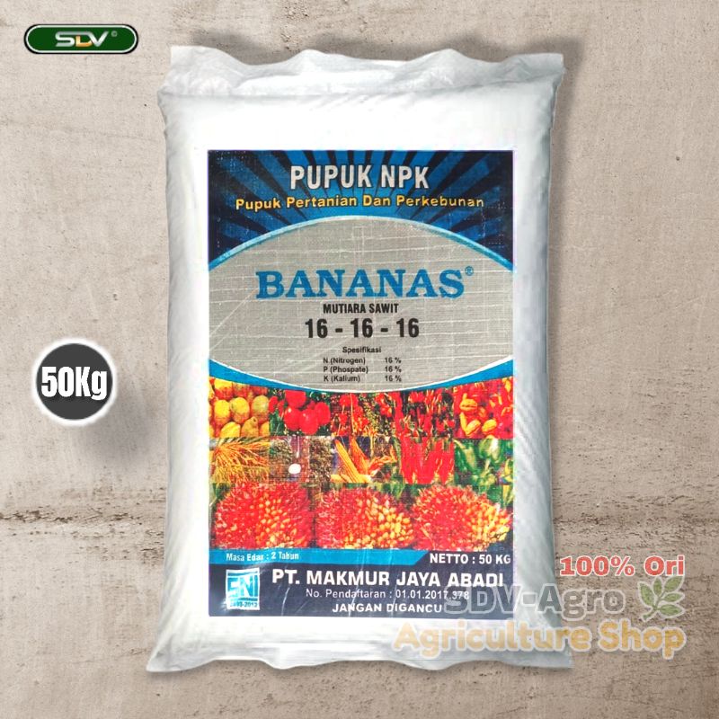 Jual Pupuk NPK Bananas 161616 Mutiara Biru Untuk Berbagai Jenis