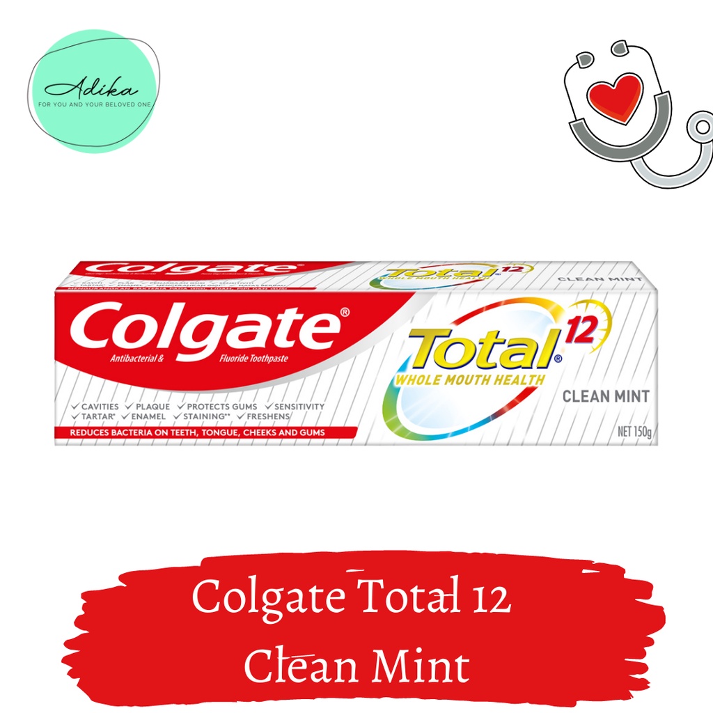 Jual Colgate Total 12 Clean Mint 150g | Shopee Indonesia