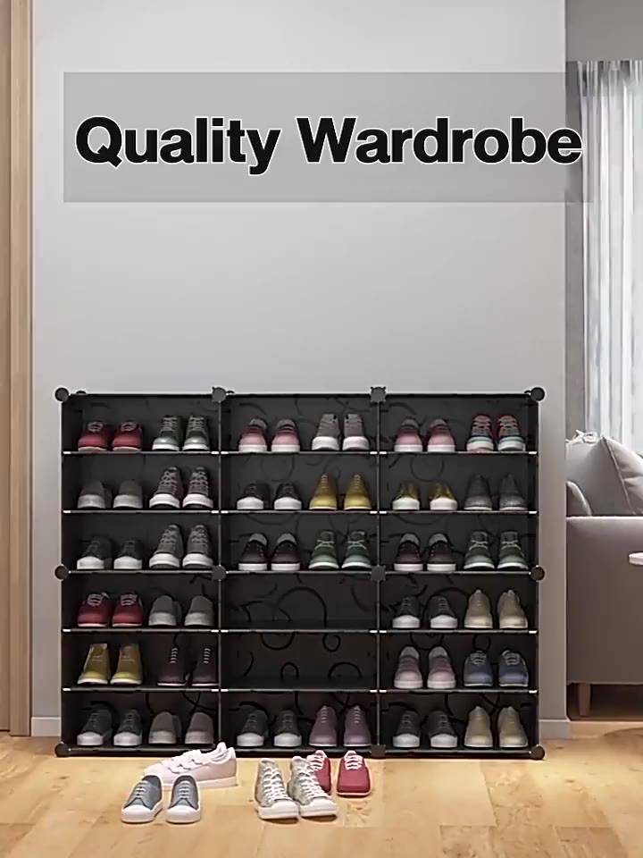 Jual Nyaman Rak Sepatu Anti Debu 6 Layer Tebal Shoe Rack Portable ...