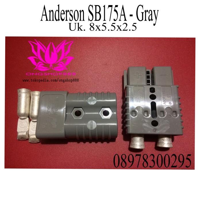 Jual Stack | Socket Battery Anderson Rema Sb175A For Forklift Grey ...