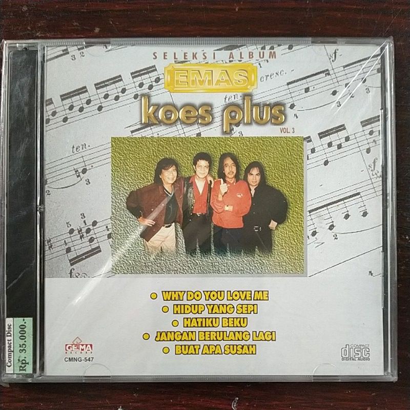 Jual CD Koes Plus-Album Emas. Pop Nostalgia Indonesia. Harga: Rp .000 ...