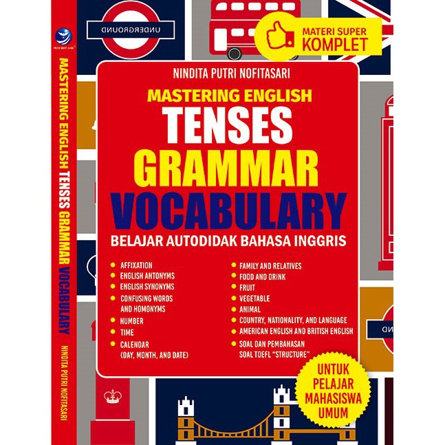 Jual Mastering English Tenses, Grammar, Vocabulary  Shopee Indonesia
