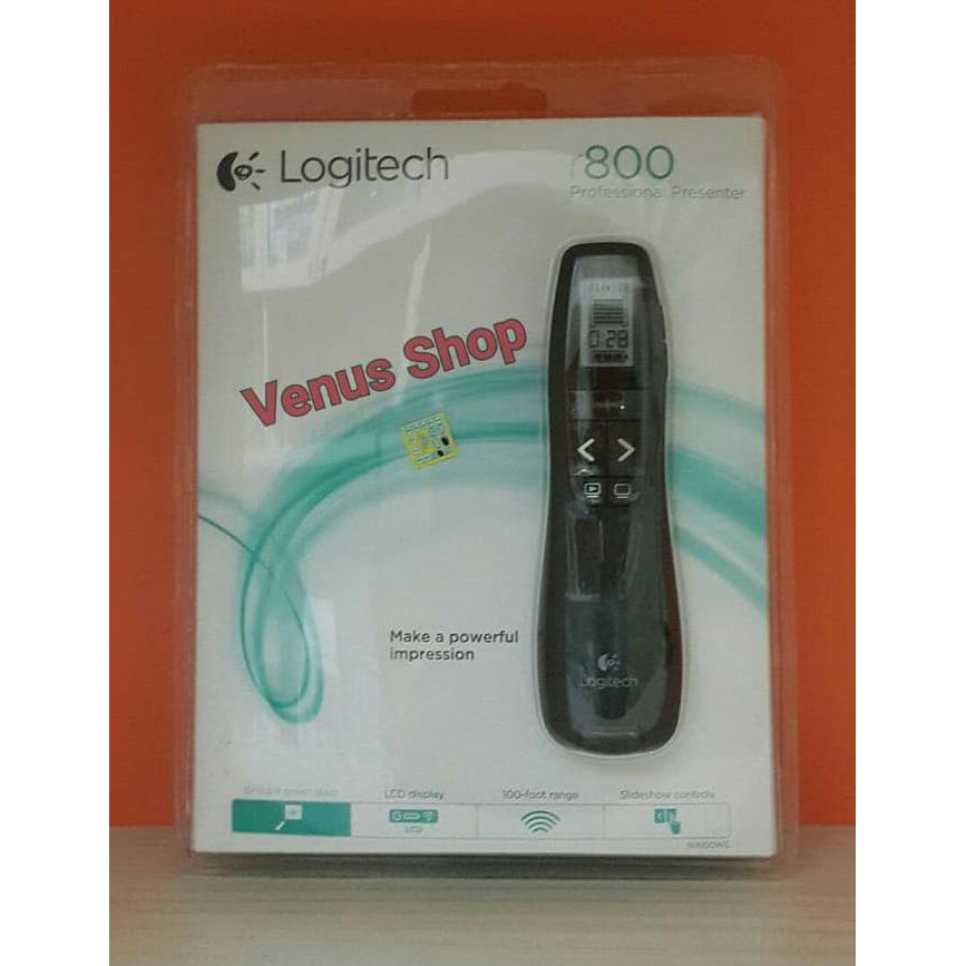 Jual LOGITECH PROFFESIONAL PRESENTER R800 GREEN LASER ORIGINAL ...