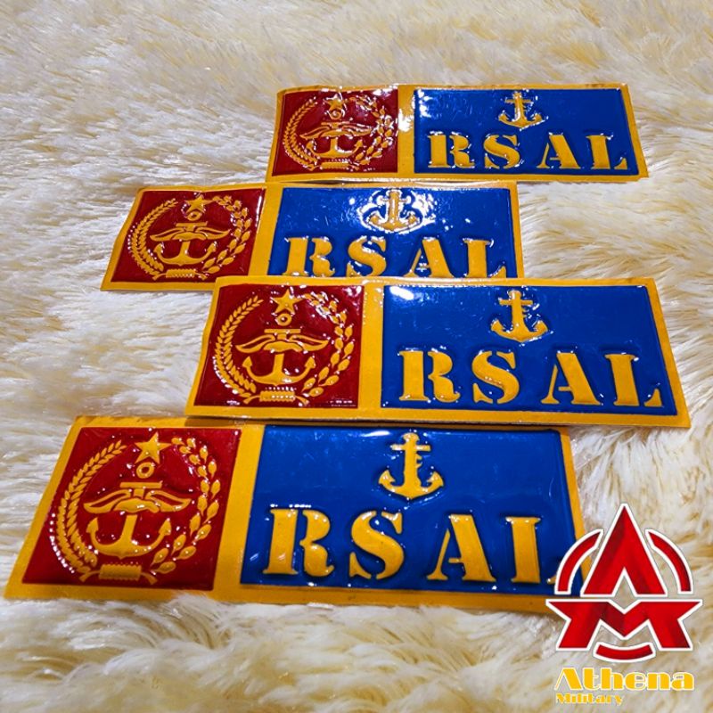 Jual Stiker Plat motor RS AL | stiker plat mobil RSAL |Stiker plat ...