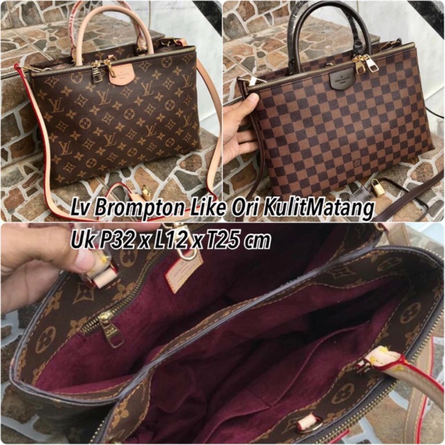 Tas LV premium ukuran besar barang mulus bahan kulit