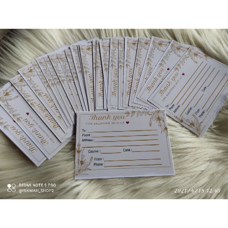 Jual Stiker Format Pengiriman bahan premium | Shopee Indonesia
