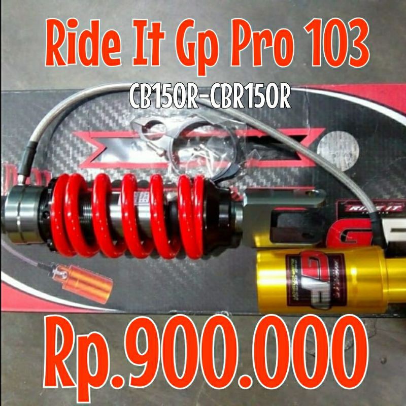 Jual Shock Ride It GP Pro 103 CB150R CBR150R | Shopee Indonesia