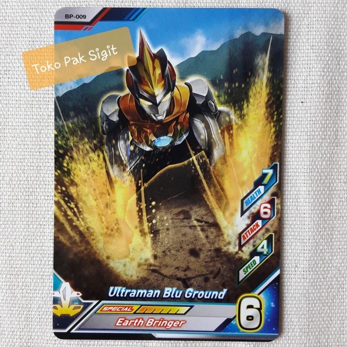 Jual Promotion Card Ultraman Blu Ground Kartu Ultraman Fusion Fight Rb