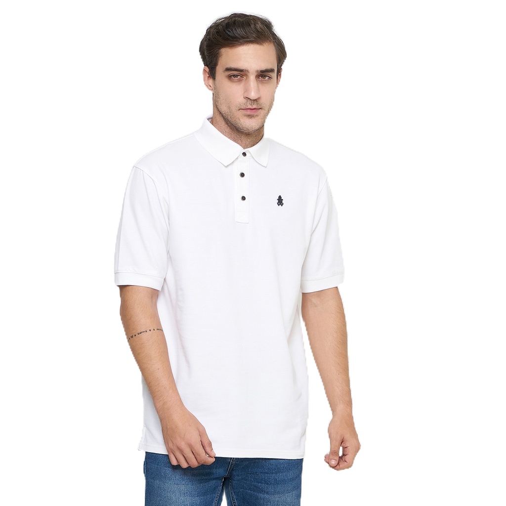 Jual Kwitan Kaos Kerah Polo Shirt White Shopee Indonesia