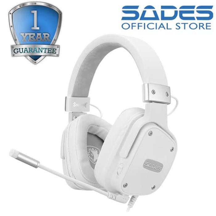 Jual Headset Gaming Sades Snowwolf Multi Platform Gaming Headset