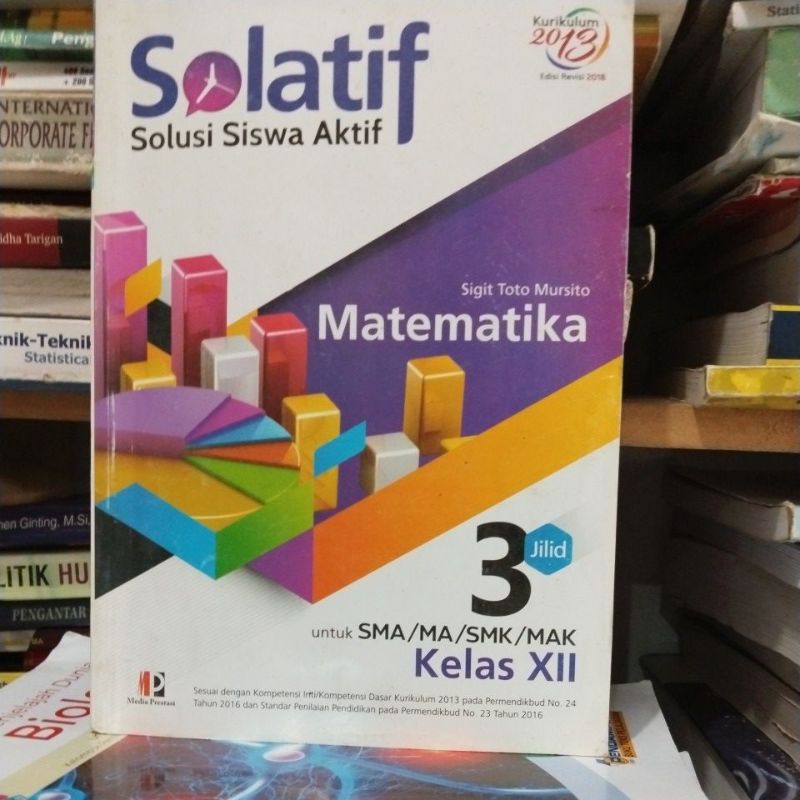 Jual buku solatif matematika kelas 12/3 sma masmedia | Shopee Indonesia