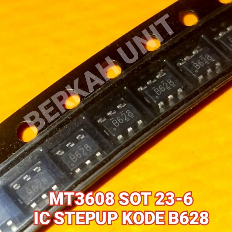 Jual MT3608 STEPUP 6 PIN SMD kode B628 S35B PENGGANTI STI3508 | Shopee ...