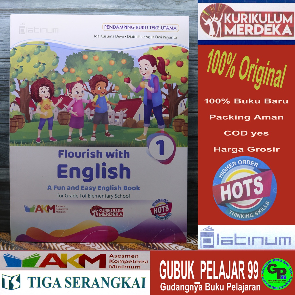 Jual Flourish With English Kelas 1 Sd Mi Kurikulum Merdeka Platinum Pt