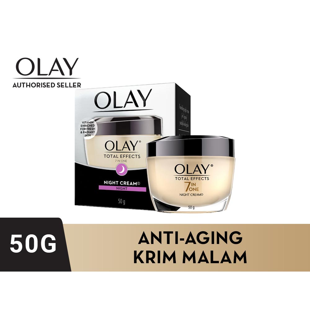 Jual Olay Total Effects 7in1 Niacinamide Night Cream Skincare Antiaging 50g Shopee Indonesia 5032