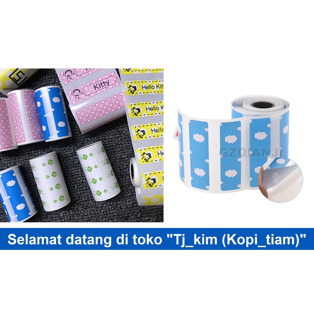 Jual Label Stiker lucu dan unik Thermal printer Peripage 58mm | Shopee ...