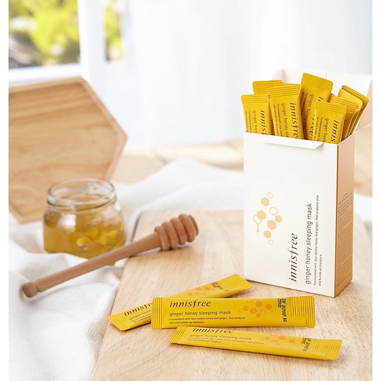 Jual GPINNISFREE Ginger Honey Sleeping Mask (4ml x 15pcs) Shopee