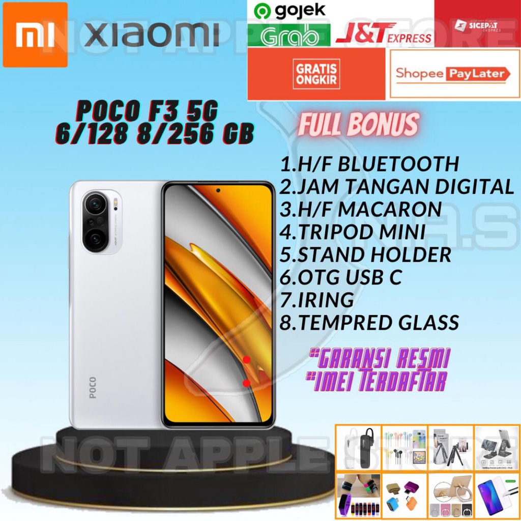 Jual XIAOMI POCO F3 RAM 6/128GB 8/256GB NEW BARU GARANSI RESMI | Shopee ...