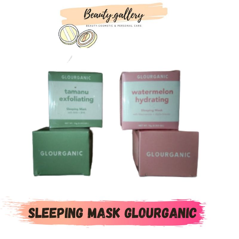 Jual READY SIAP KIRIM FREE GIFT Glourganic Masker Sleeping Mask Tamanu