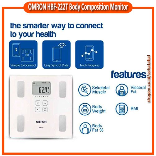 Jual Timbangan Badan Digital Pintar OMRON HBF222T Body Composition
