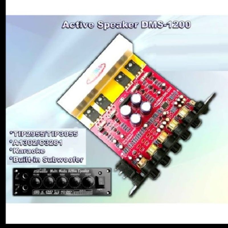 Jual KIT POWER AMPLIFIER SPEAKER AKTIF DMS 1200" PLUS SUB WOOFER