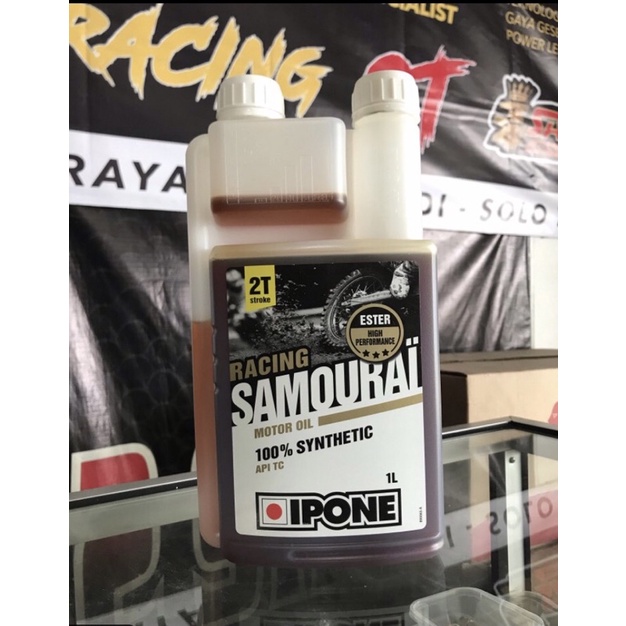 Jual Ipone 2T Racing Samourai 1 Liter 100% Synthetic | Shopee Indonesia