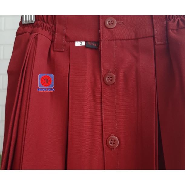 Jual Rok Muslim Adumanis rempel doble untuk SD warna Merah,Putih dan ...