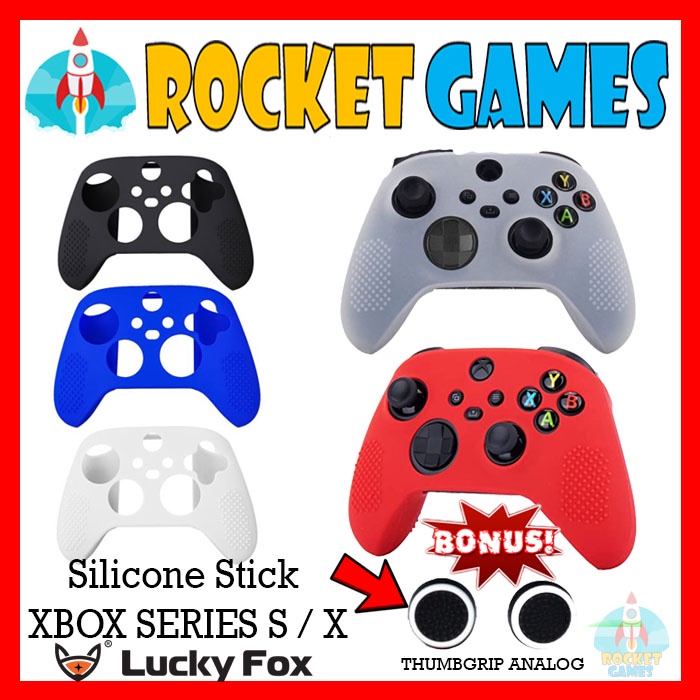 Jual Lucky Fox XBOX Series S / X Controller Silicon Stick Case Glove ...