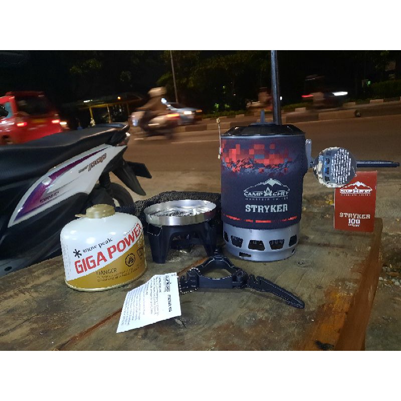Jual KOMPOR ULTRALIGHT CAMP CHEFF STRYKER 100 ISOBUTANE PLUS CANISTER ...