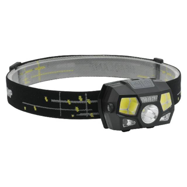 Jual TaffLED Senter LED Kepala Headlamp Flashlight Rechargeable USB ...